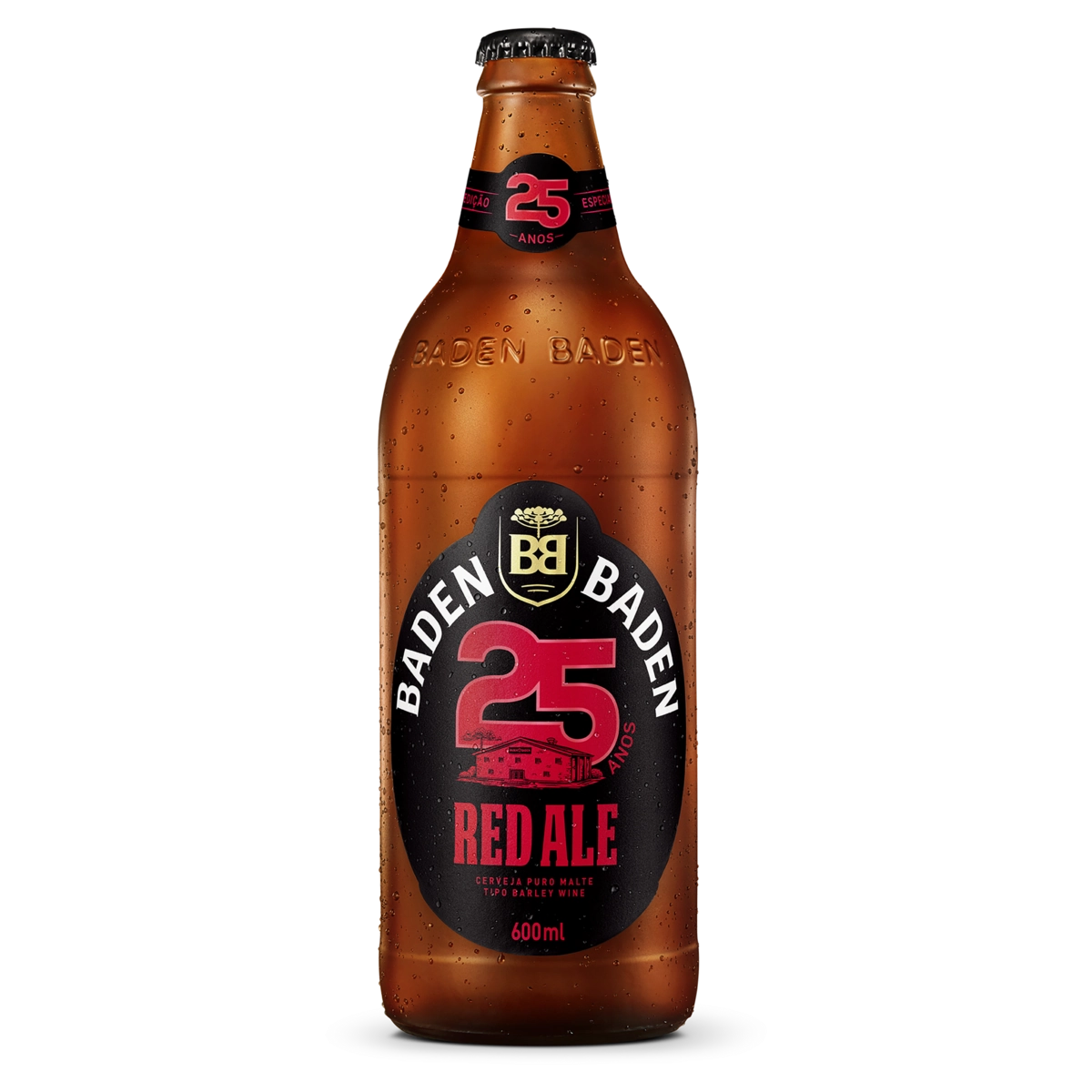 Cerveja Red Ale Puro Malte Baden Baden Garrafa 600ml