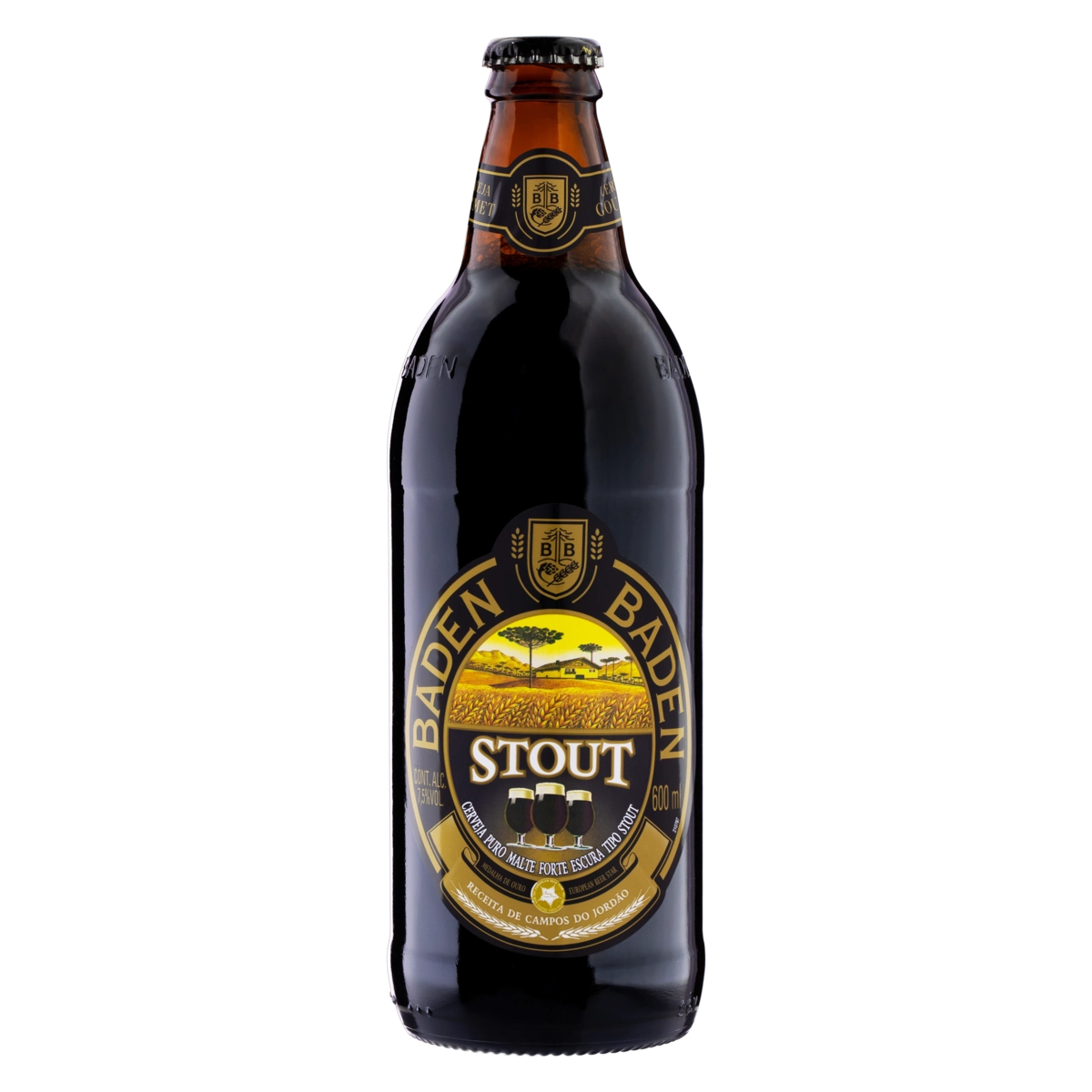 Cerveja Stout Puro Malte Baden Baden Garrafa 600ml