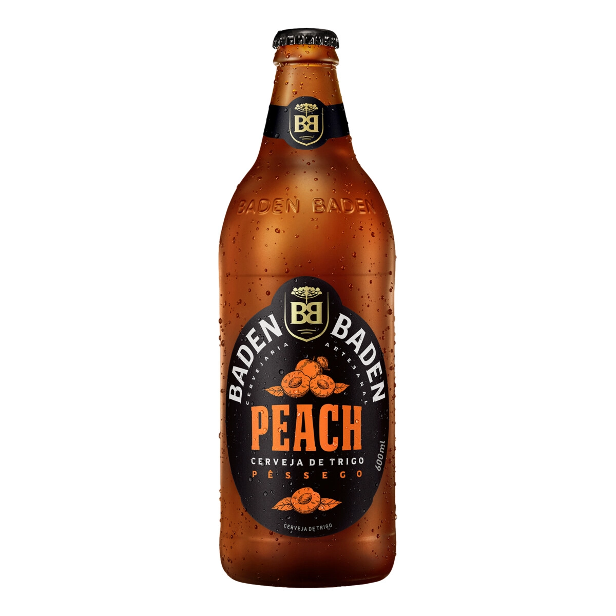 Cerveja Baden Baden Peach Pessego Gv 600ml Fd 12.0