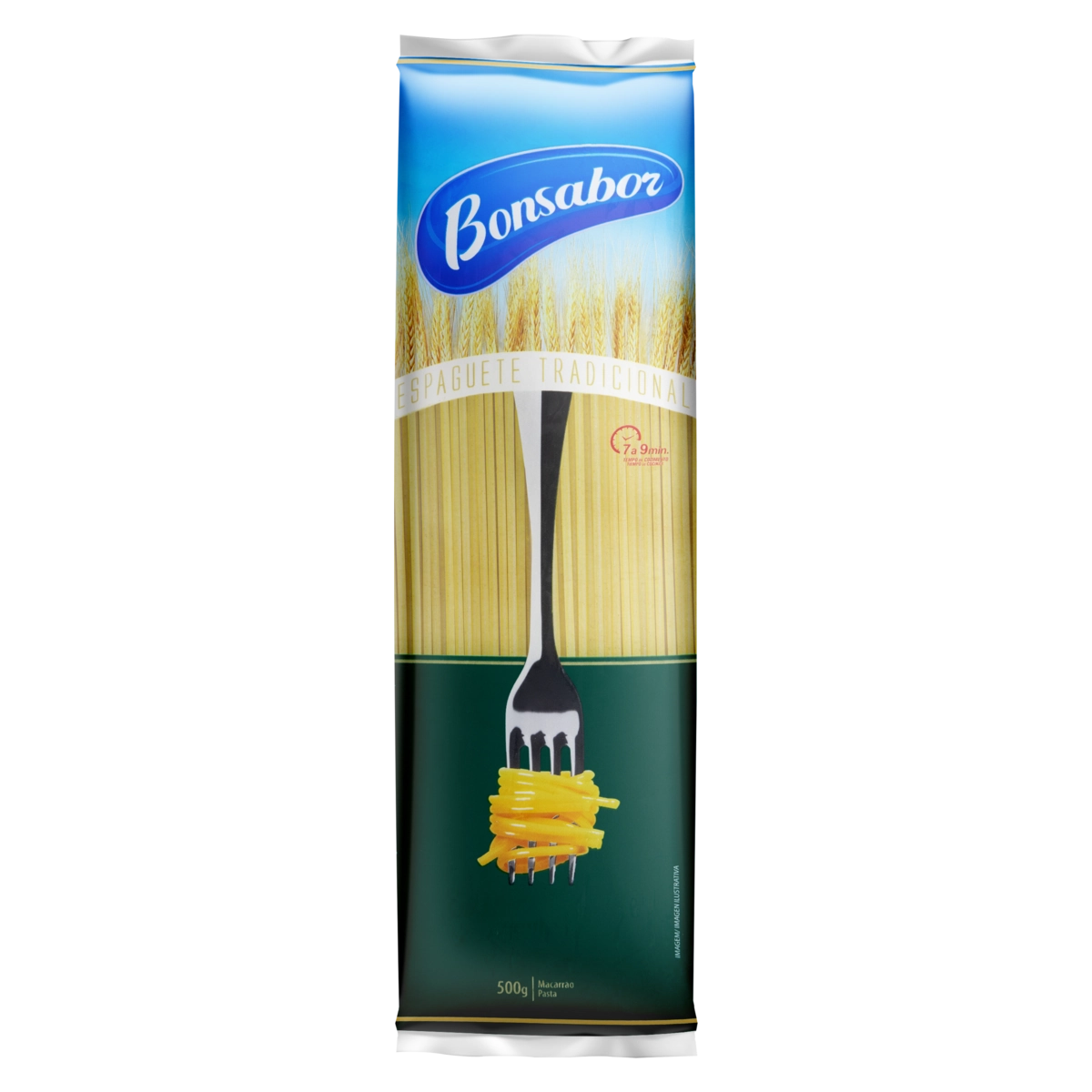 Macarrão De Trigo Espaguete Bonsabor Pacote 500g