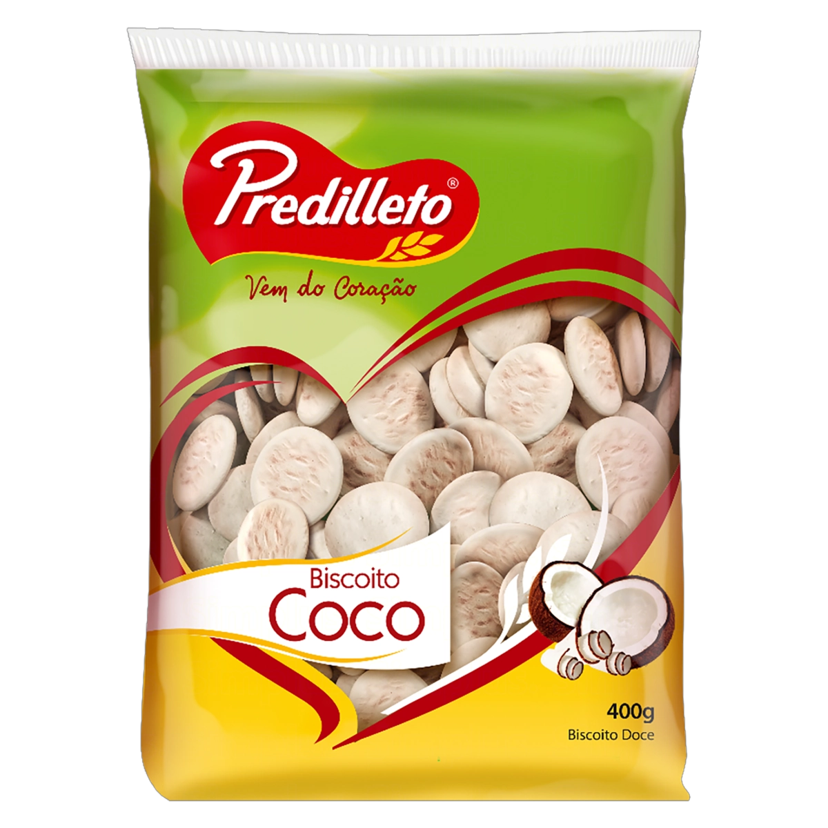 Biscoito Coco Predilleto Pacote 750g