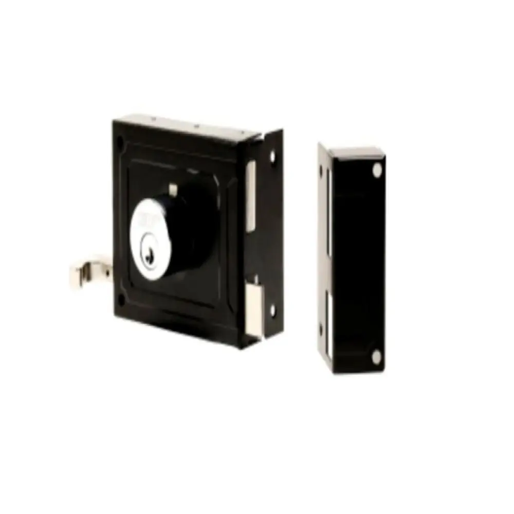 Fechadura 3f Portao Madeira Ferro Aluminio Sobrepor 1130 Cr 2 chaves