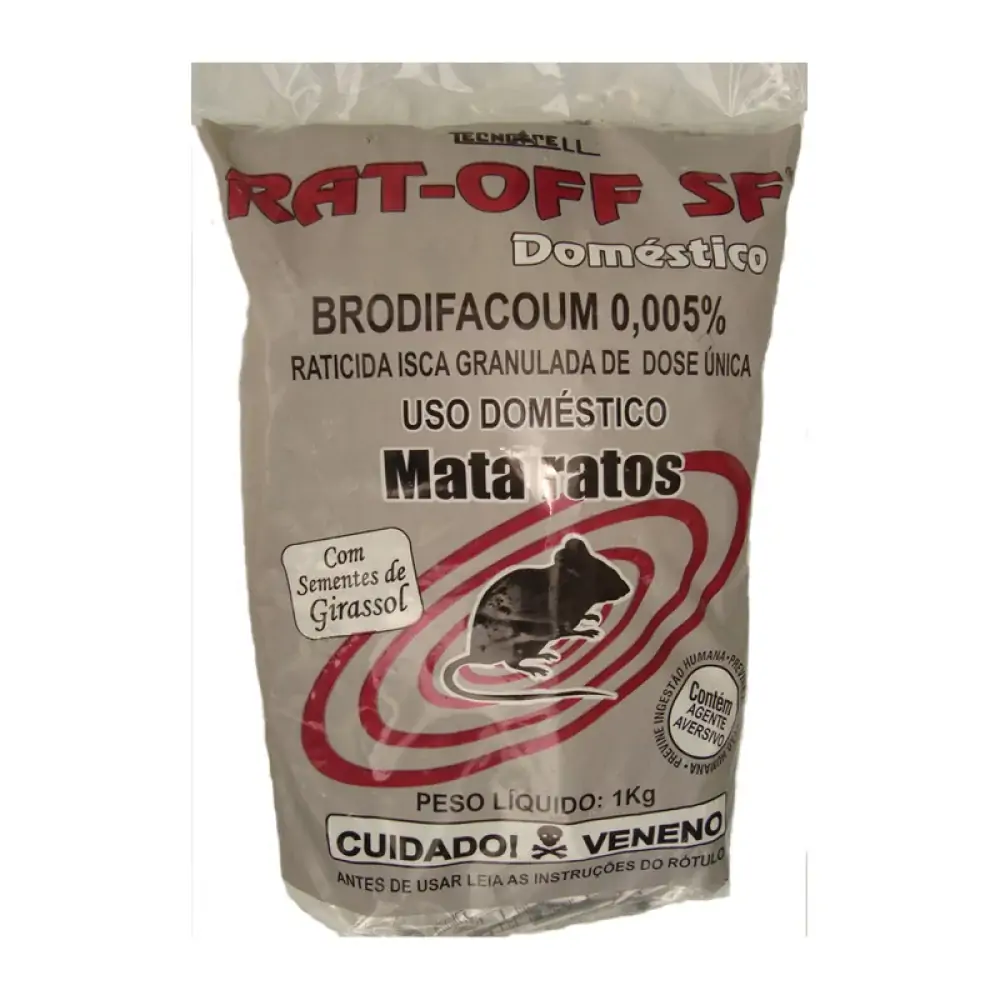 Raticida Girassol Rat Off 25gr