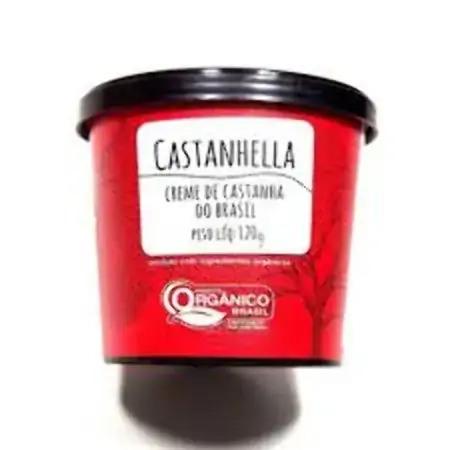 Creme De Castanha De Caju Cajutella Organico 120g Chokolah