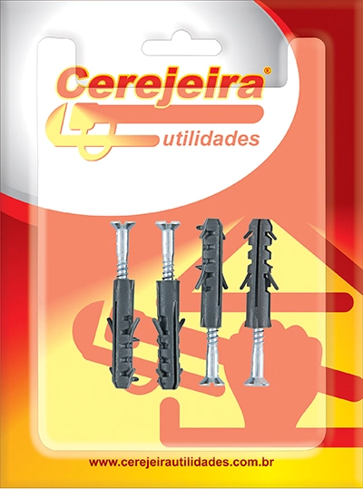 Parafuso Cerejeira C/bucha N6 C/4
