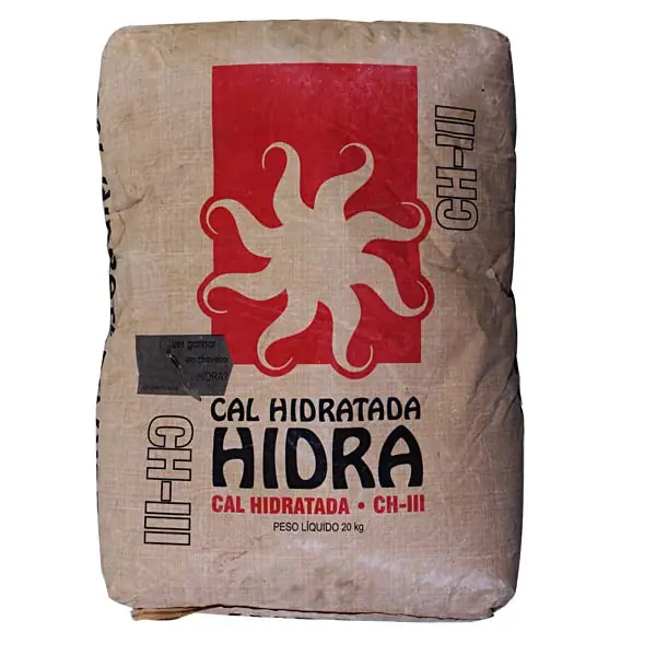 Cal Fina Hidratada para Construção Civil 20kg Hidra