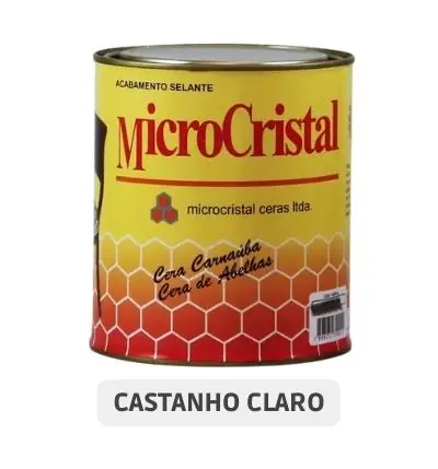 Microcristal Castanho Claro - Cera Carnaúba Com Cera De Abelha Impermeabilizante - Microcristal - 380g