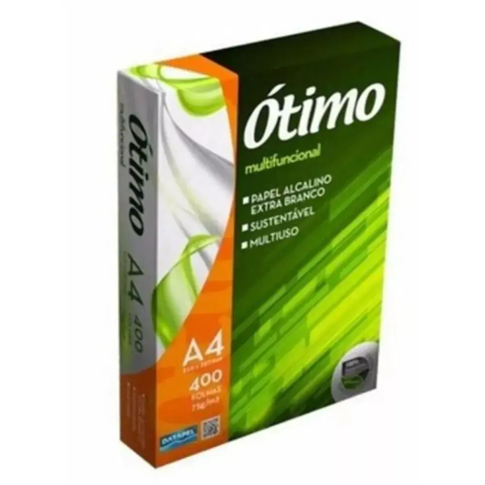 Papel Sulfite Otimo Bco 400fls
