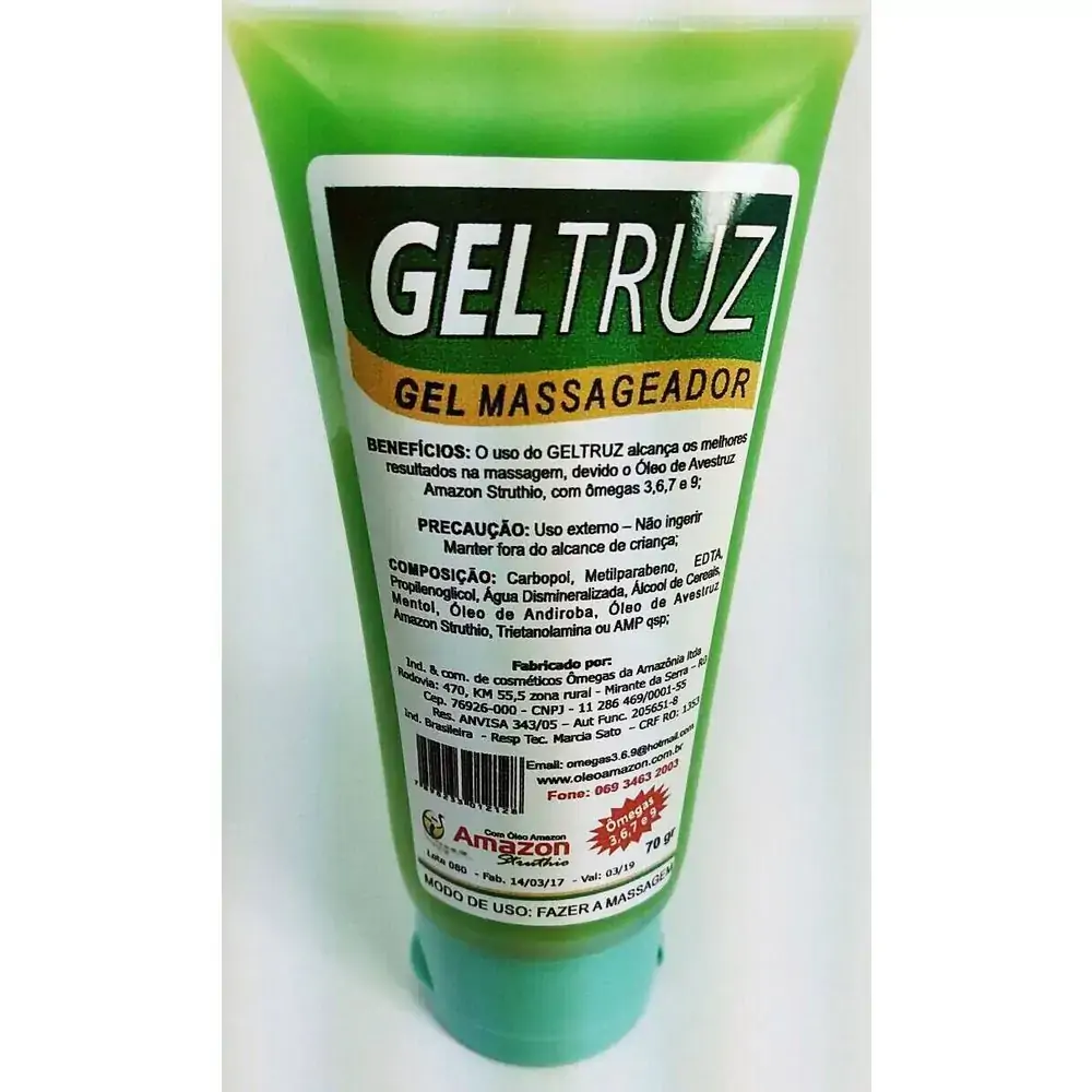 Geltruz Gel Massageador 705 .