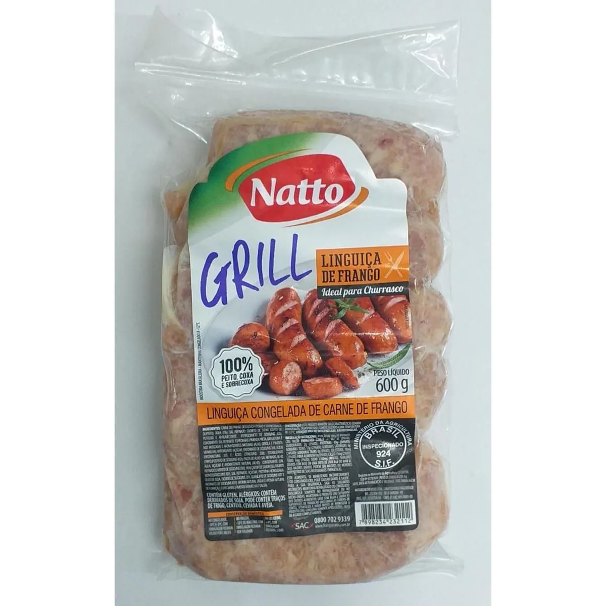 Linguiça de Frango Congelada Natto 600 g