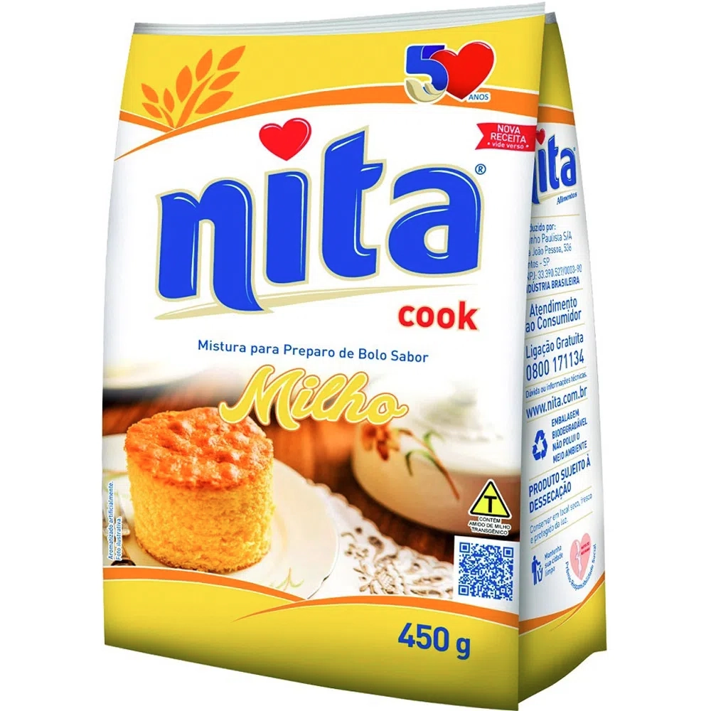 Mist Bolo Creme Nita Milho