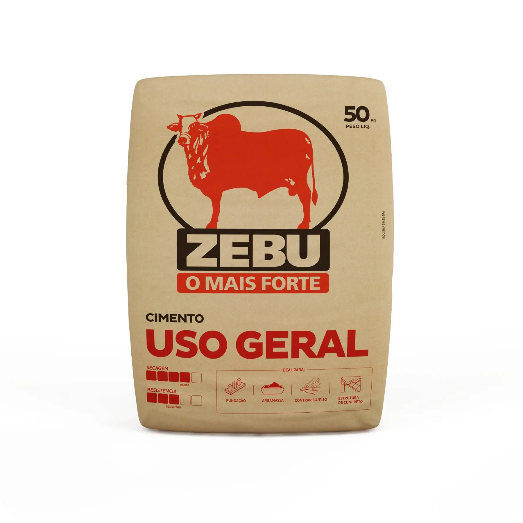 Cimento Zebu Uso Geral CPII F-32 50Kg
