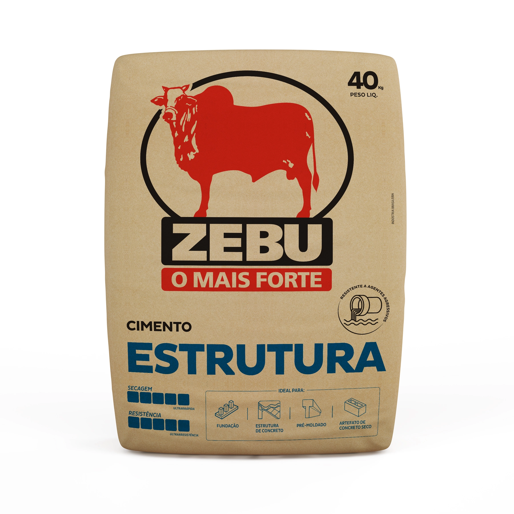 Cimento CPII F40 40kg Estrutural Zebu