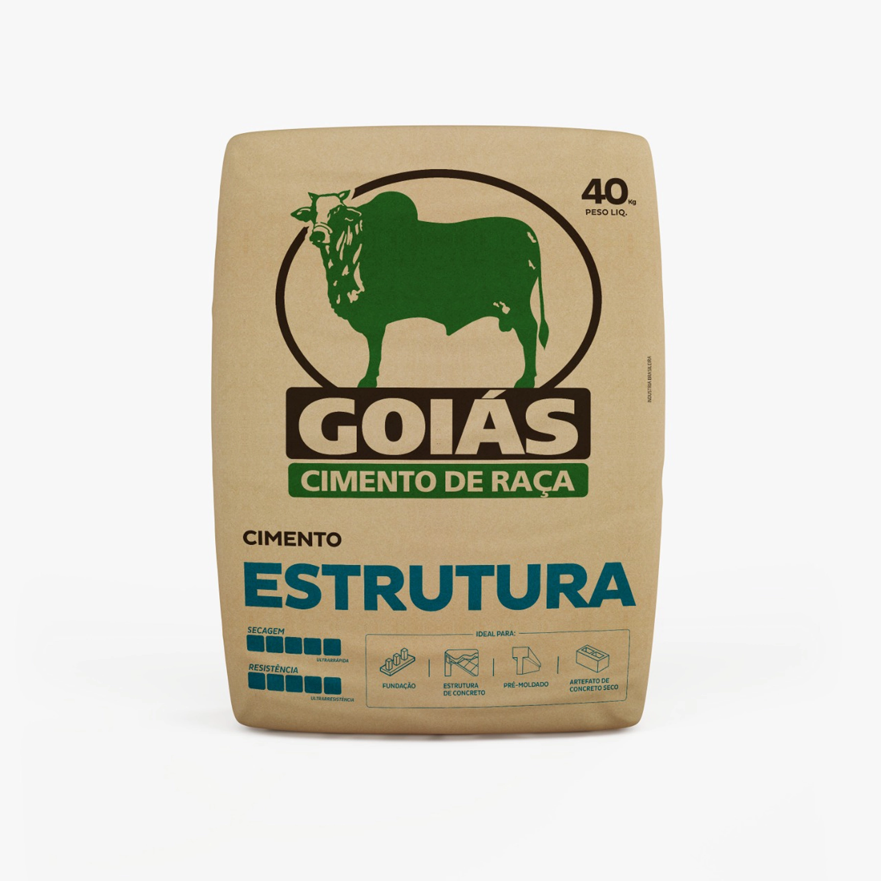Cimento CP II F 40 Estrutura 40kg Goiás
