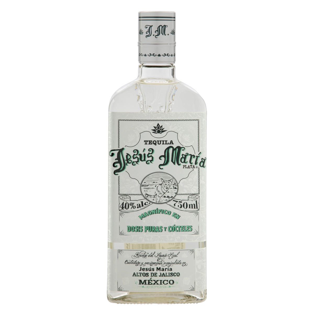 Tequila Plata Jesús María Garrafa 750ml