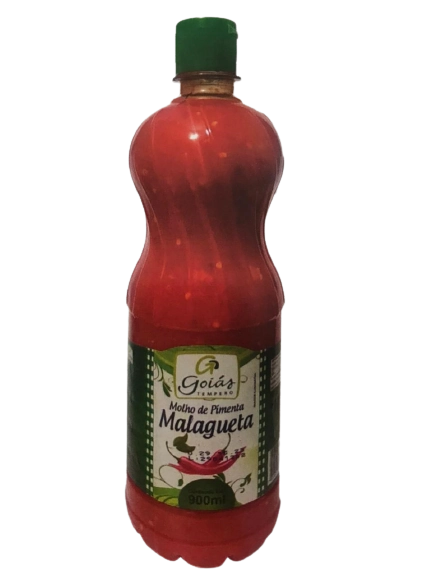 Molho Pimenta Goias Tempero 900ml Malagueta
