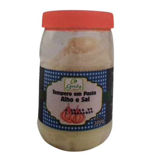 Tempero Goias Tempero 300g Pasta Alho/sal