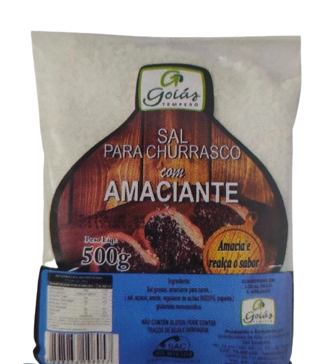 Sal Goias Tempero 500g C/amaciante