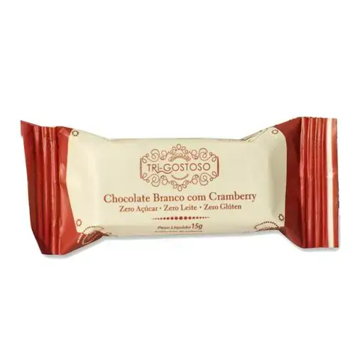 Chocolate Branco Com Cramberry Tri Gostoso