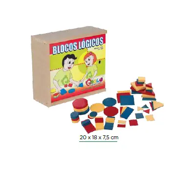 Blocos Logicos Geometricos Mdf 48 Pecas
