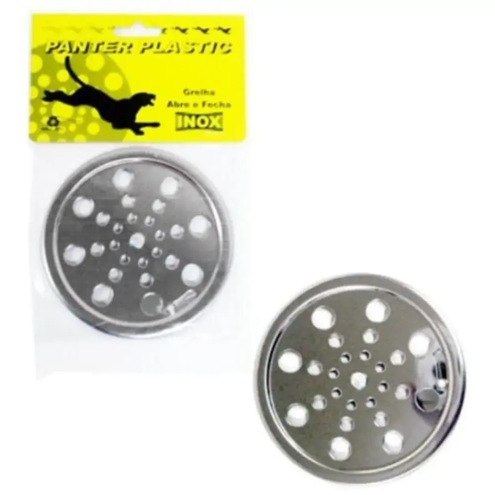 Ralo Inox Red 10cm C/trava