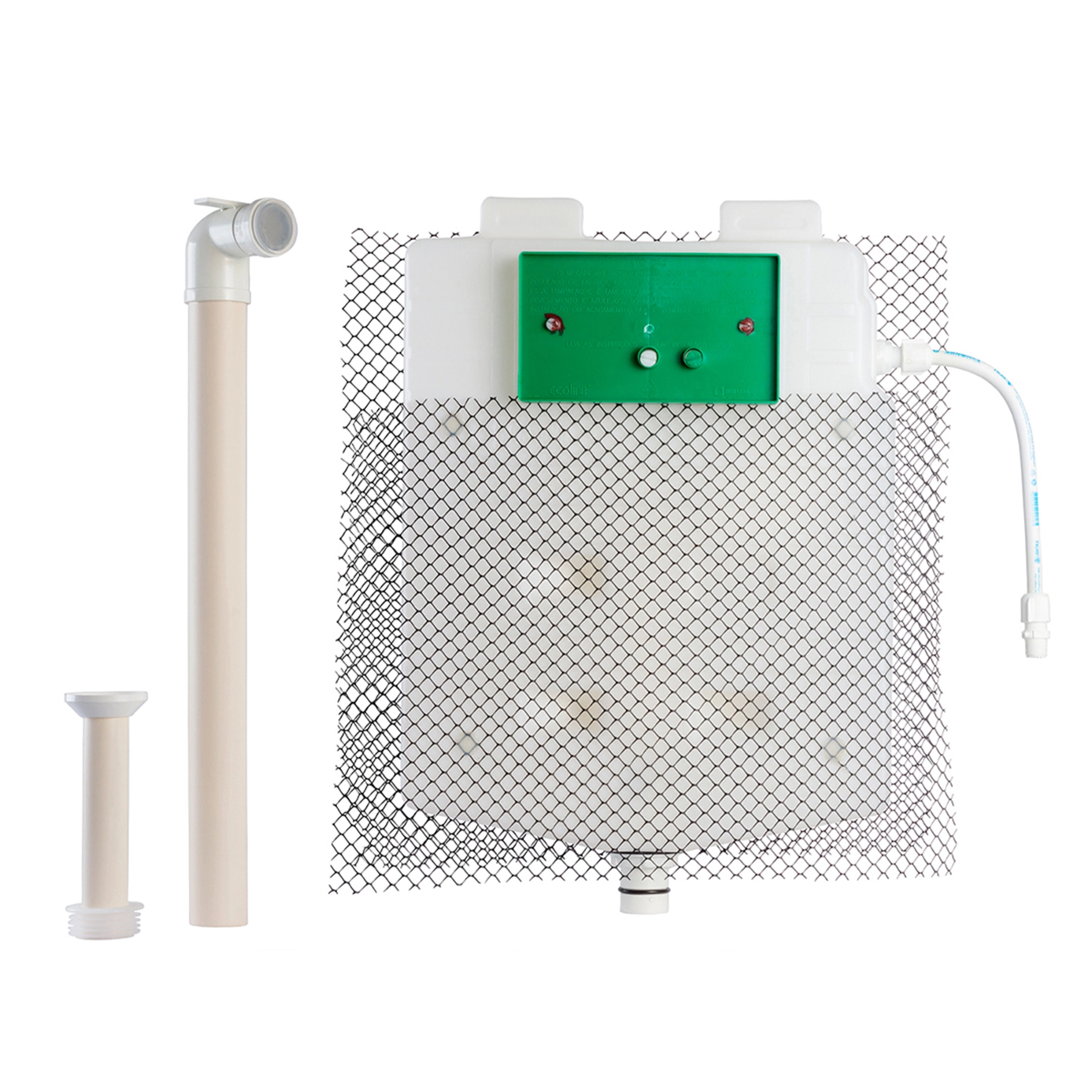 Caixa De Descarga Para Alvenaria Ecoline Montana Hydro Duplo Fluxo