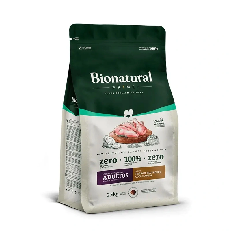 Bionatural Prime Adulto Rp 2,5kg Frango Blueberry