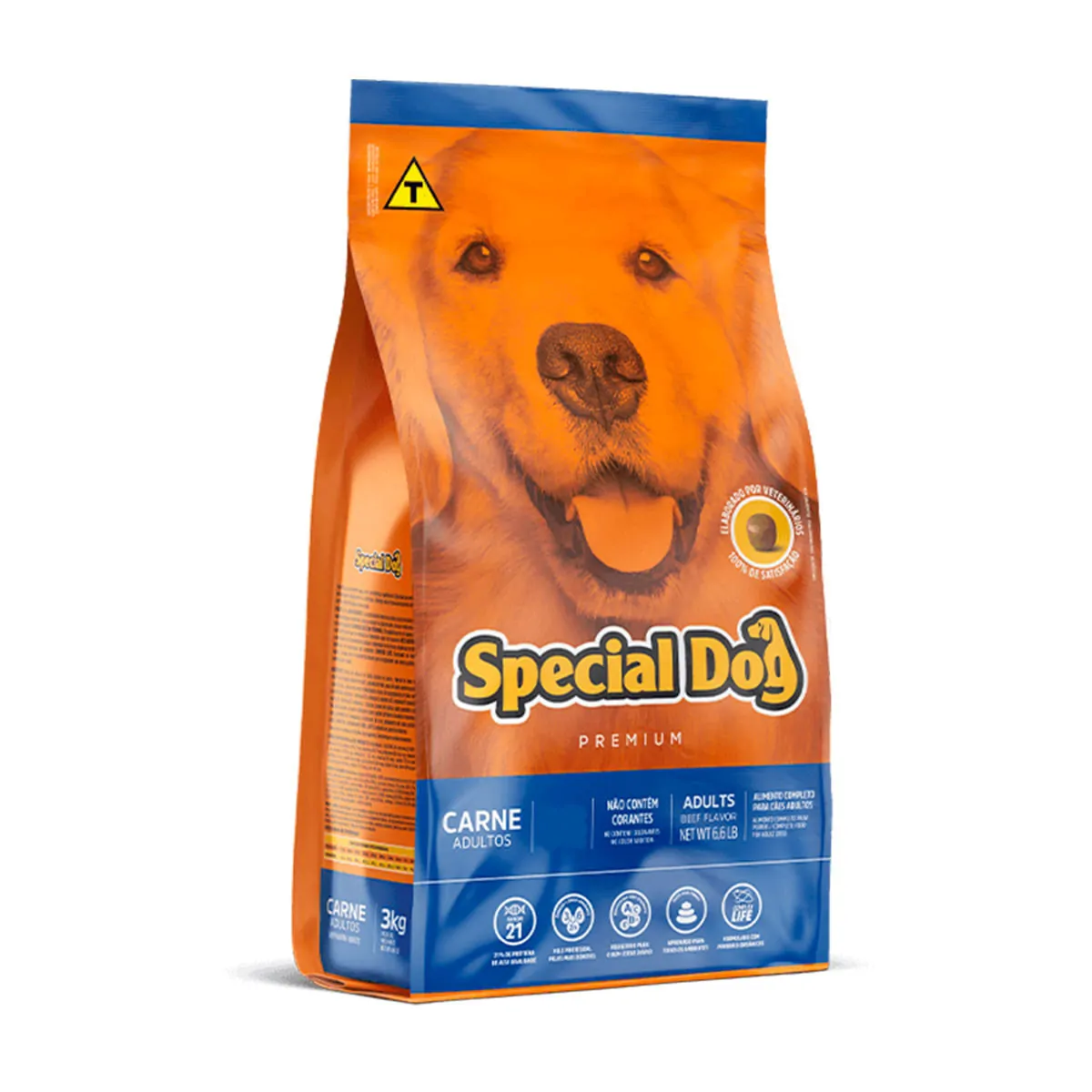 Alimento Para Cães Adultos Carne Special Dog Pacote 3kg