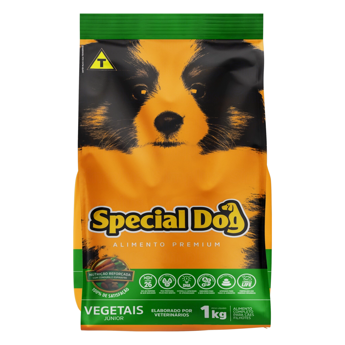 Alimento Para Cães Filhotes Vegetais Special Dog Pacote 1kg