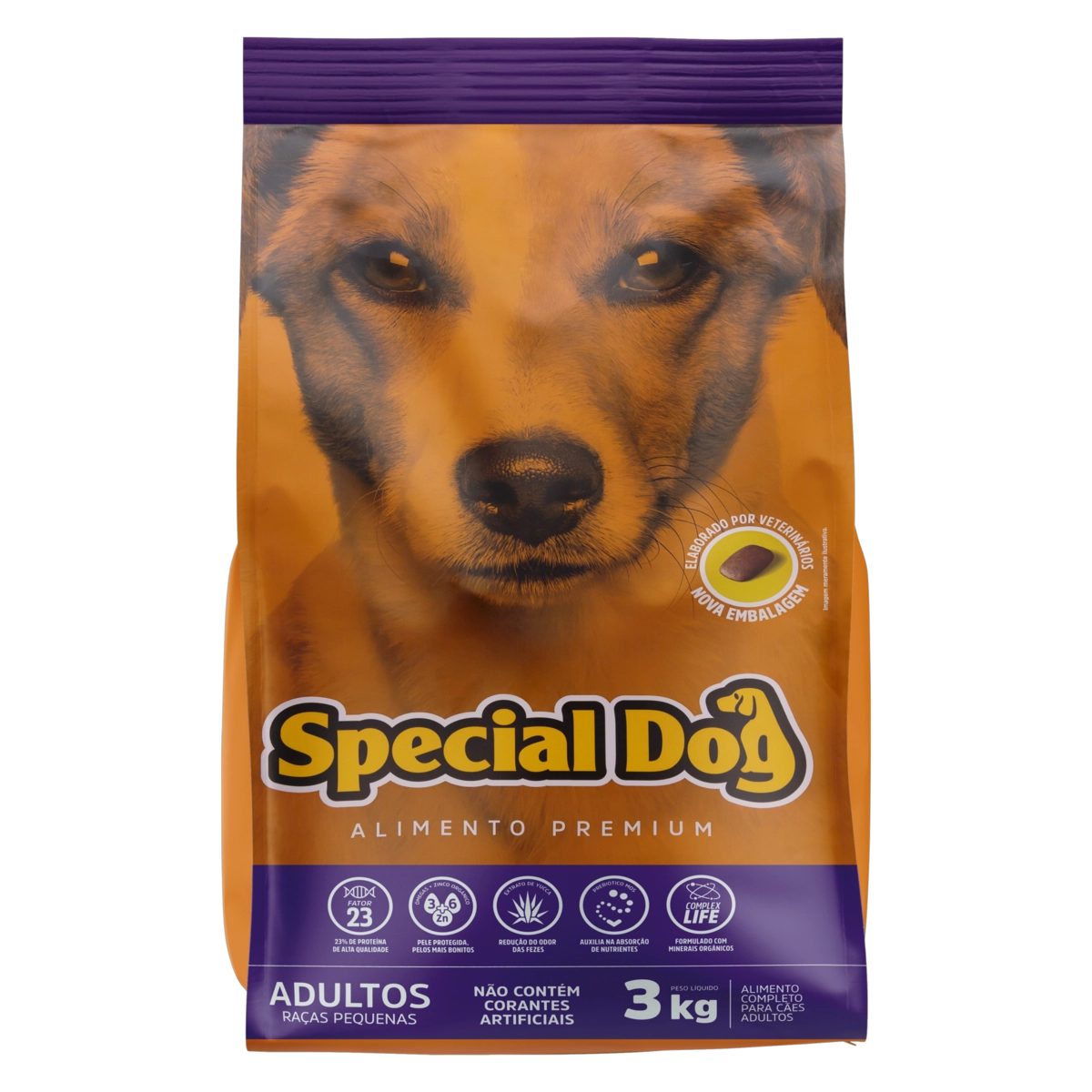 Alimento Para Cães Adultos Raças Pequenas Special Dog Pacote 3kg