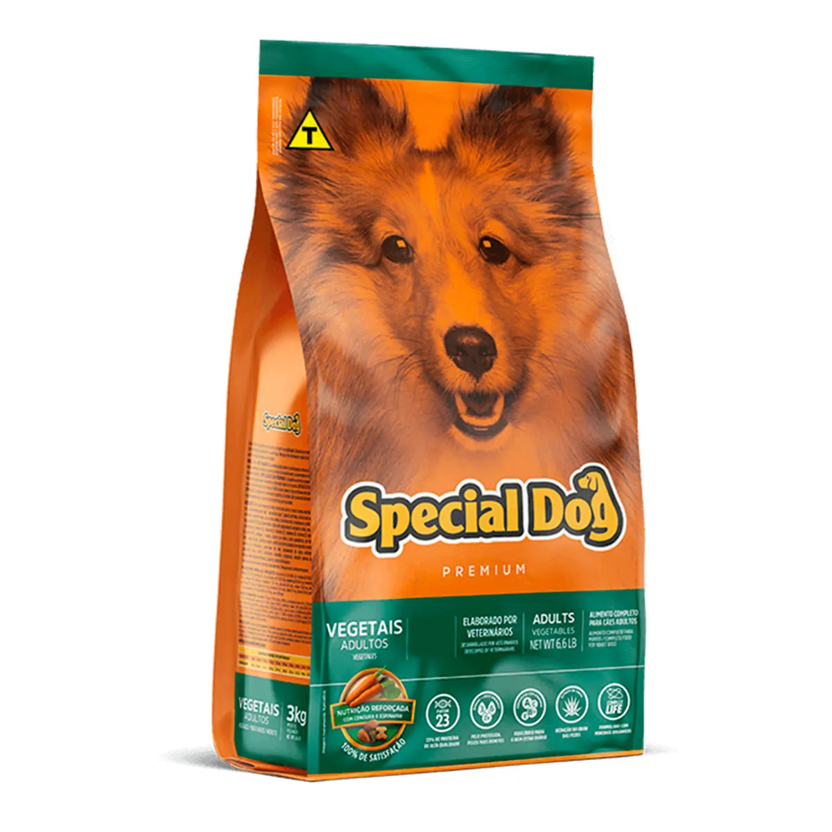 Alimento Para Cães Adultos Vegetais Special Dog Pacote 3kg