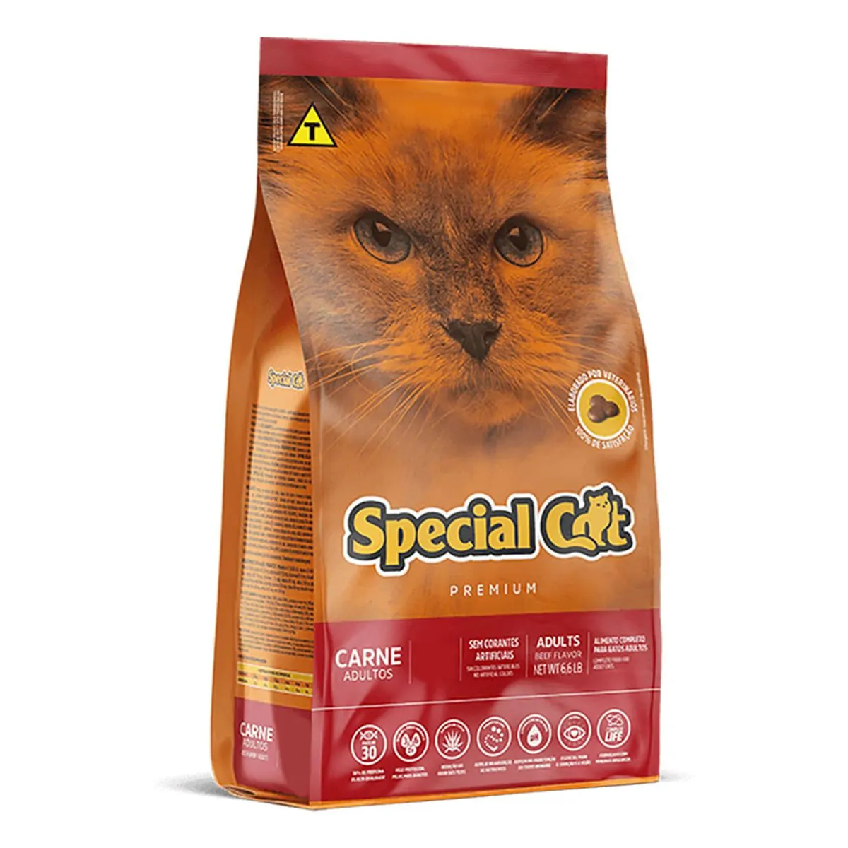 Alimento Para Gatos Adultos Carne Special Cat Pacote 1kg