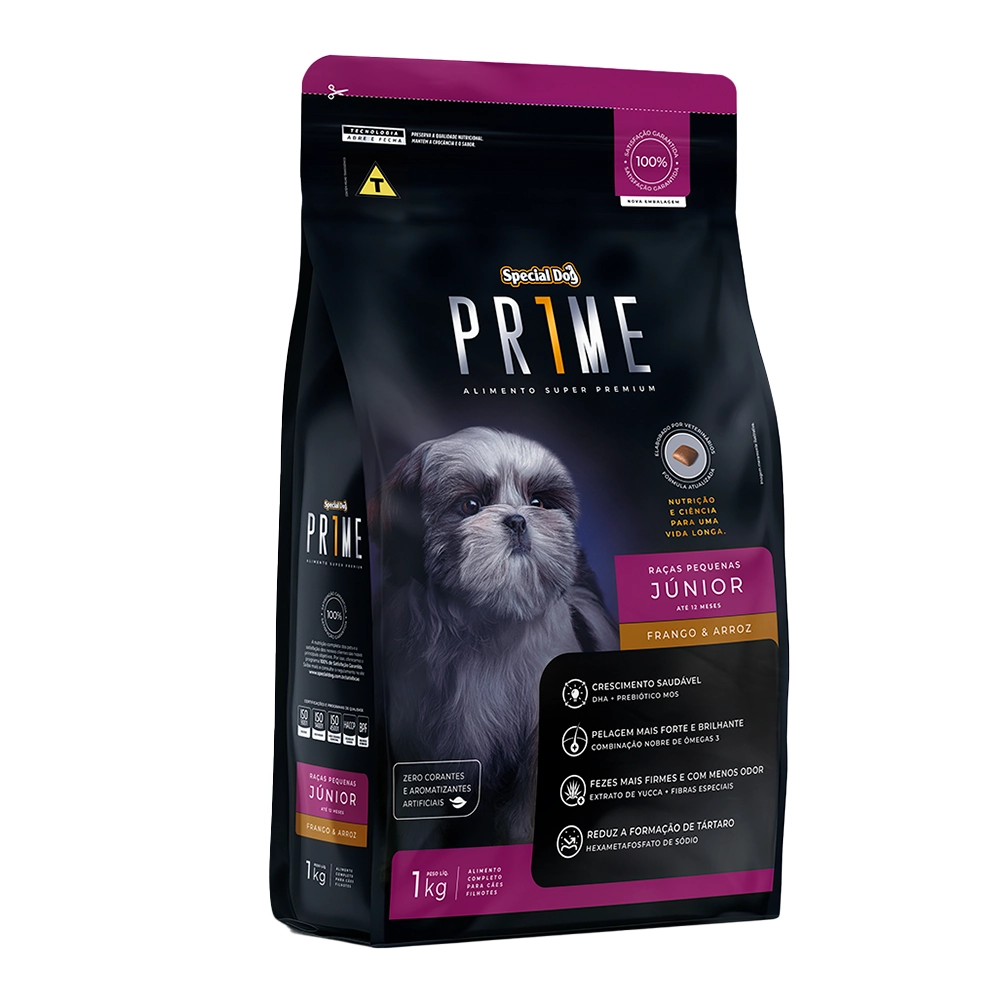 Ração Special Dog Prime Super Premium Filhotes Raças Pequenas 1kg