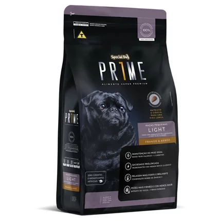 Ração Special Dog Prime Light Para Cães Adultos De Raças Pequenas 15 Kg