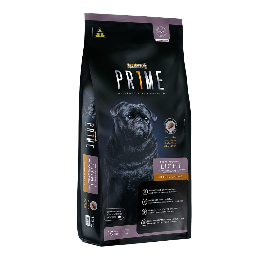 Ração Para Cães Adultos De Raças Pequenas Prime Light Special Dog 10,1kg