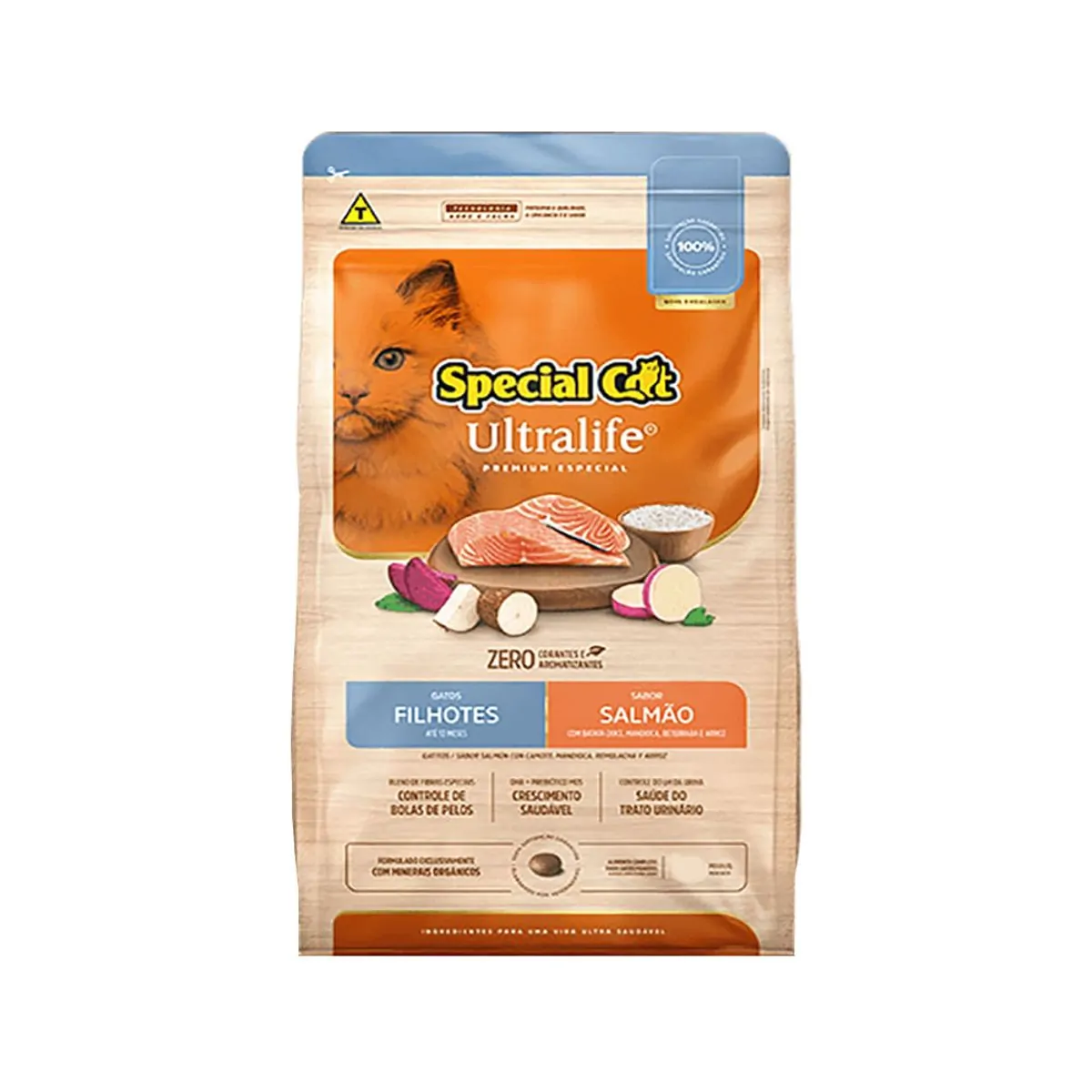 Ração Seca Special Cat Ultralife Filhotes Salmão Para Gatos 10.1 Kg