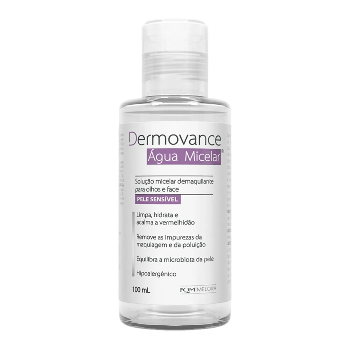 água Micelar Demaquilante Dermovance Frasco 100ml