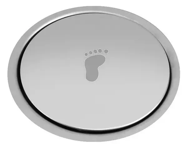 Ralo Click Inteligente Pop Up - Aço Inox 10x10 Redondo