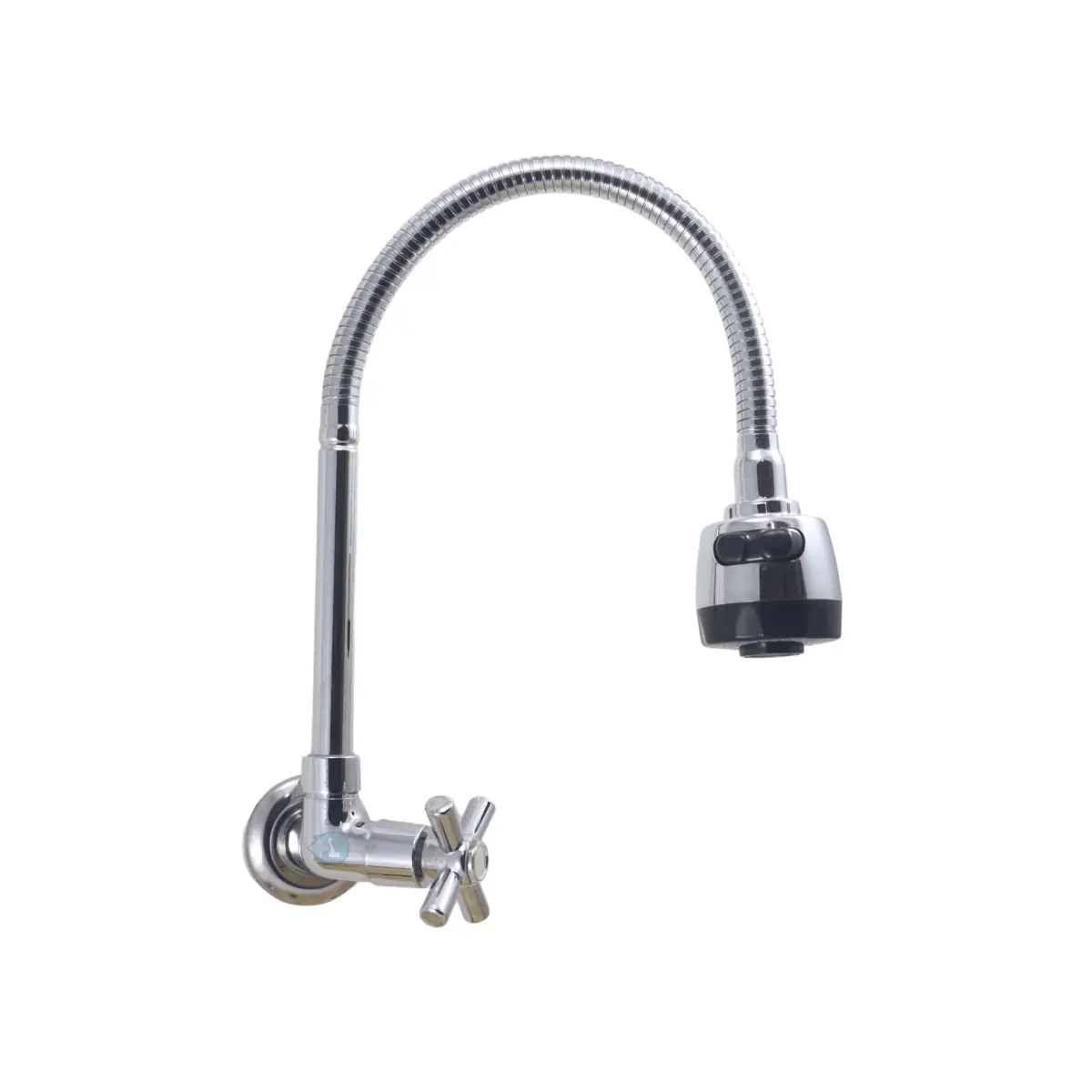 Torneira Gourmet Metal Inox Flexível Pia Cozinha Parede Luxo C-34 Fp