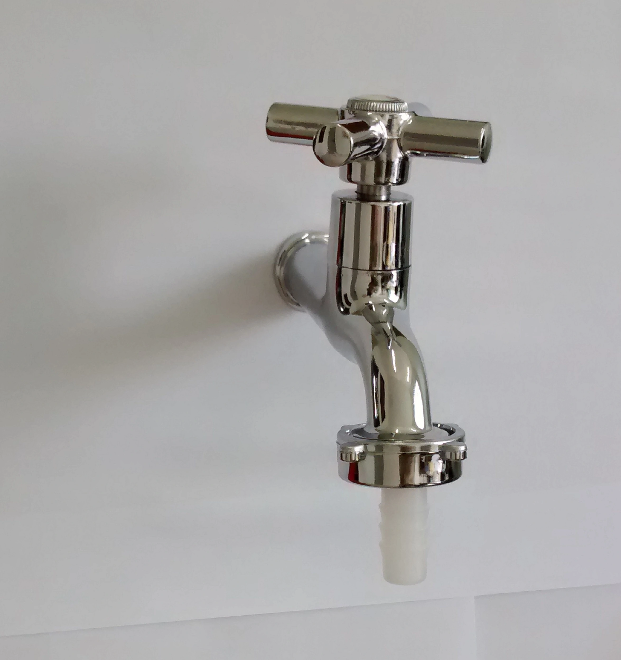 Torneira De Jardim 1130 C34 1/4 Volta Metal Cromado Com Bico Para Mangueira