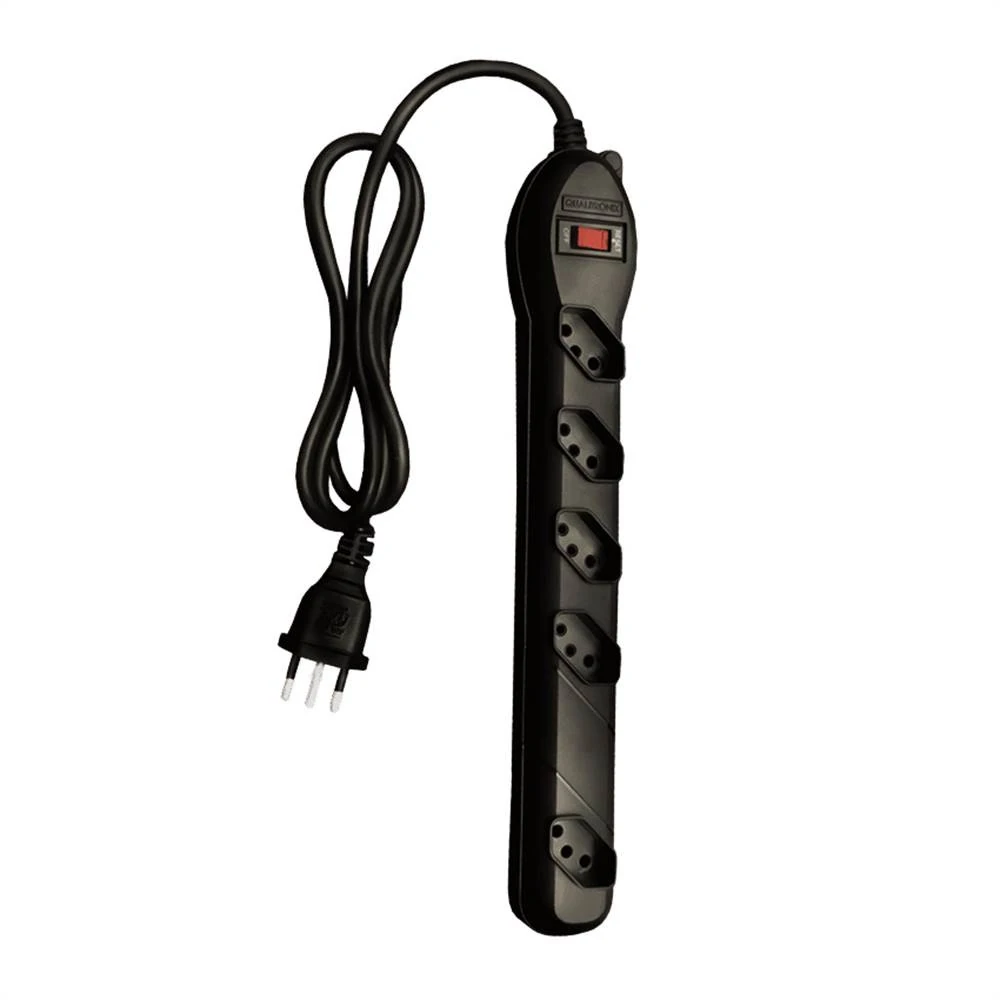 Filtro De Linha Qualitronix 5 Tomadas Bivolt Preto - Qfl5