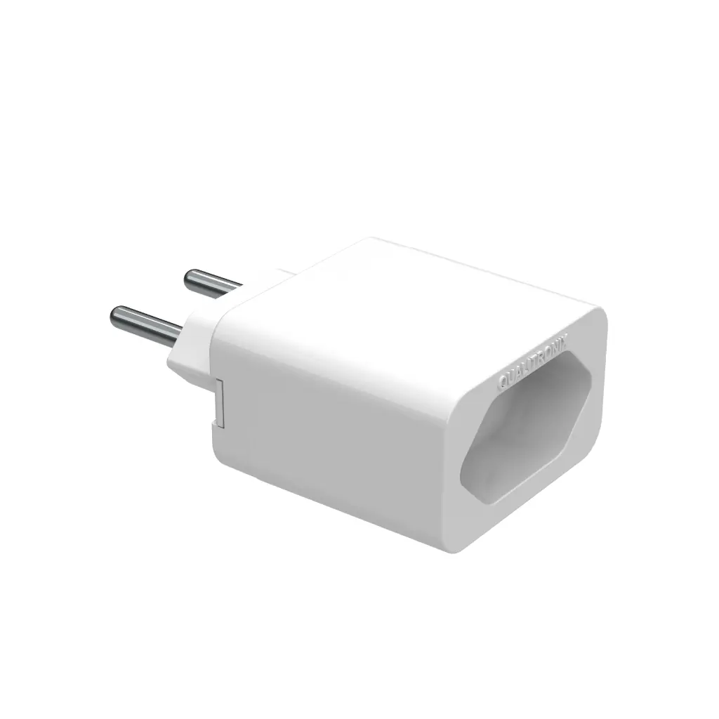 Plugue De Tomada Protetor 2 Pinos 20a Qpp02b | Branco