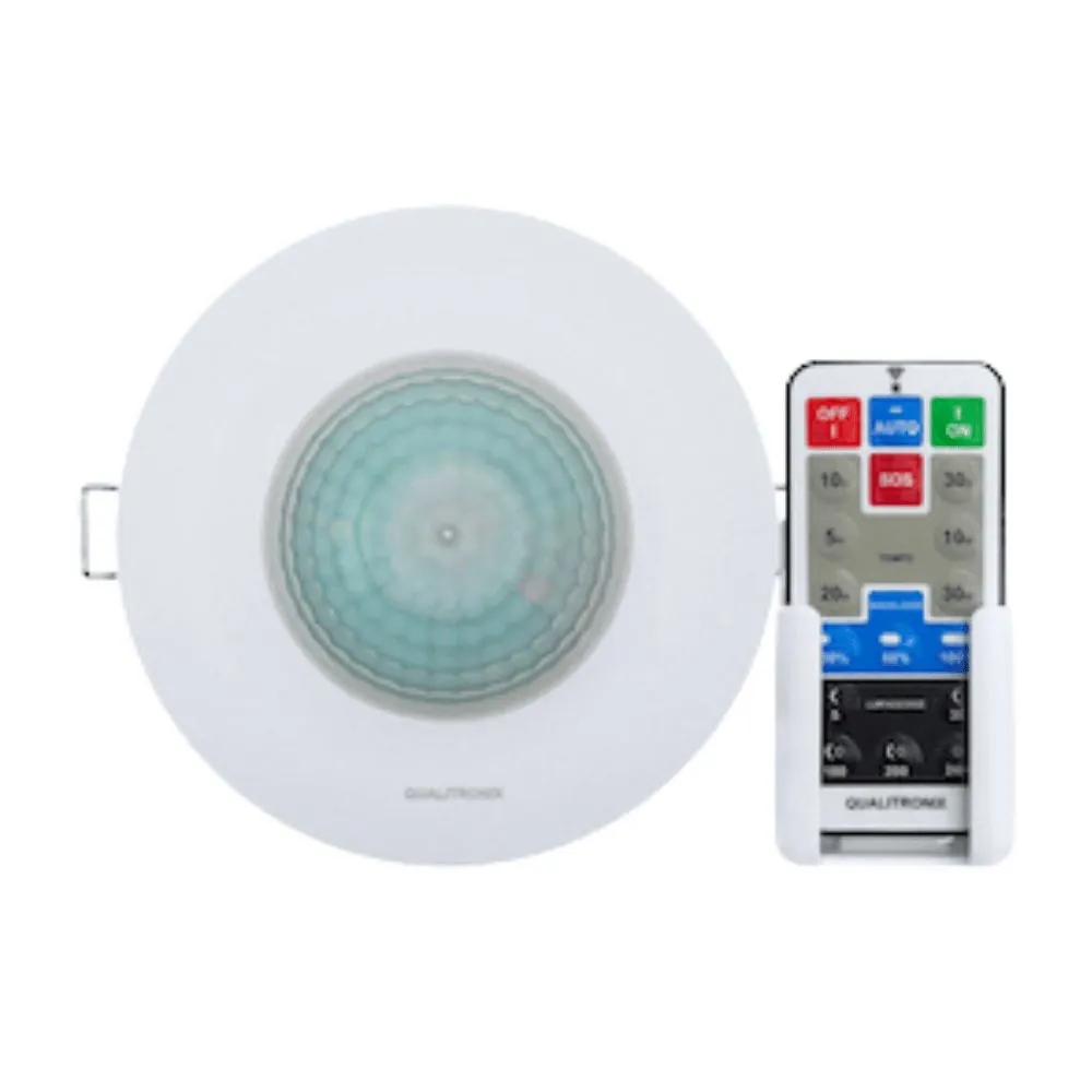 Sensor De Presença Teto Iris Embutir Qualitronix - Qsi1