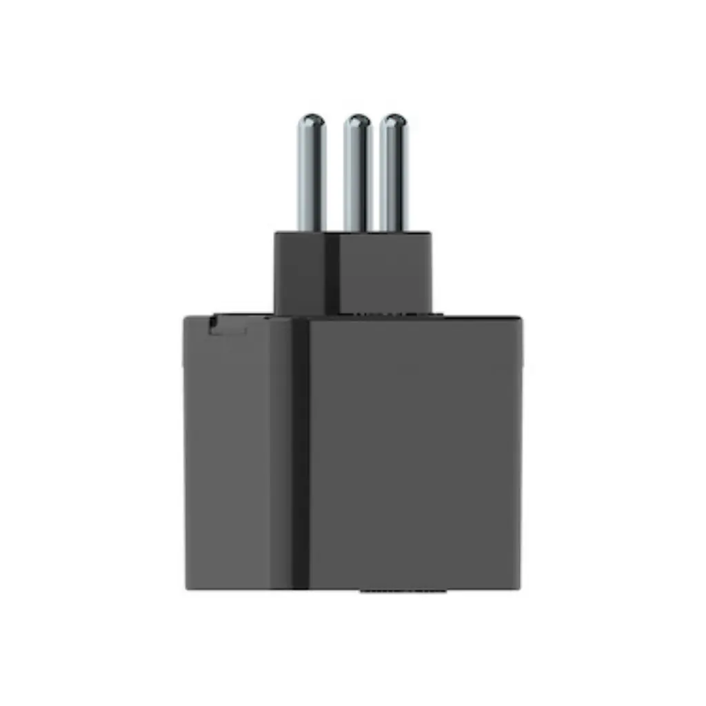 Plugue De Tomada Protetor 3 Pinos 10a Qpp03p | Preto