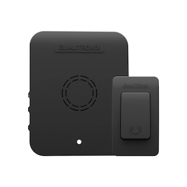 Campainha S/fio Pilha/energ 52 Sons Biv Preta-qualitronix