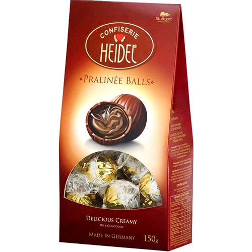 Bombons Pralinée Balls Heidel Em Caixa Presente Heidel
