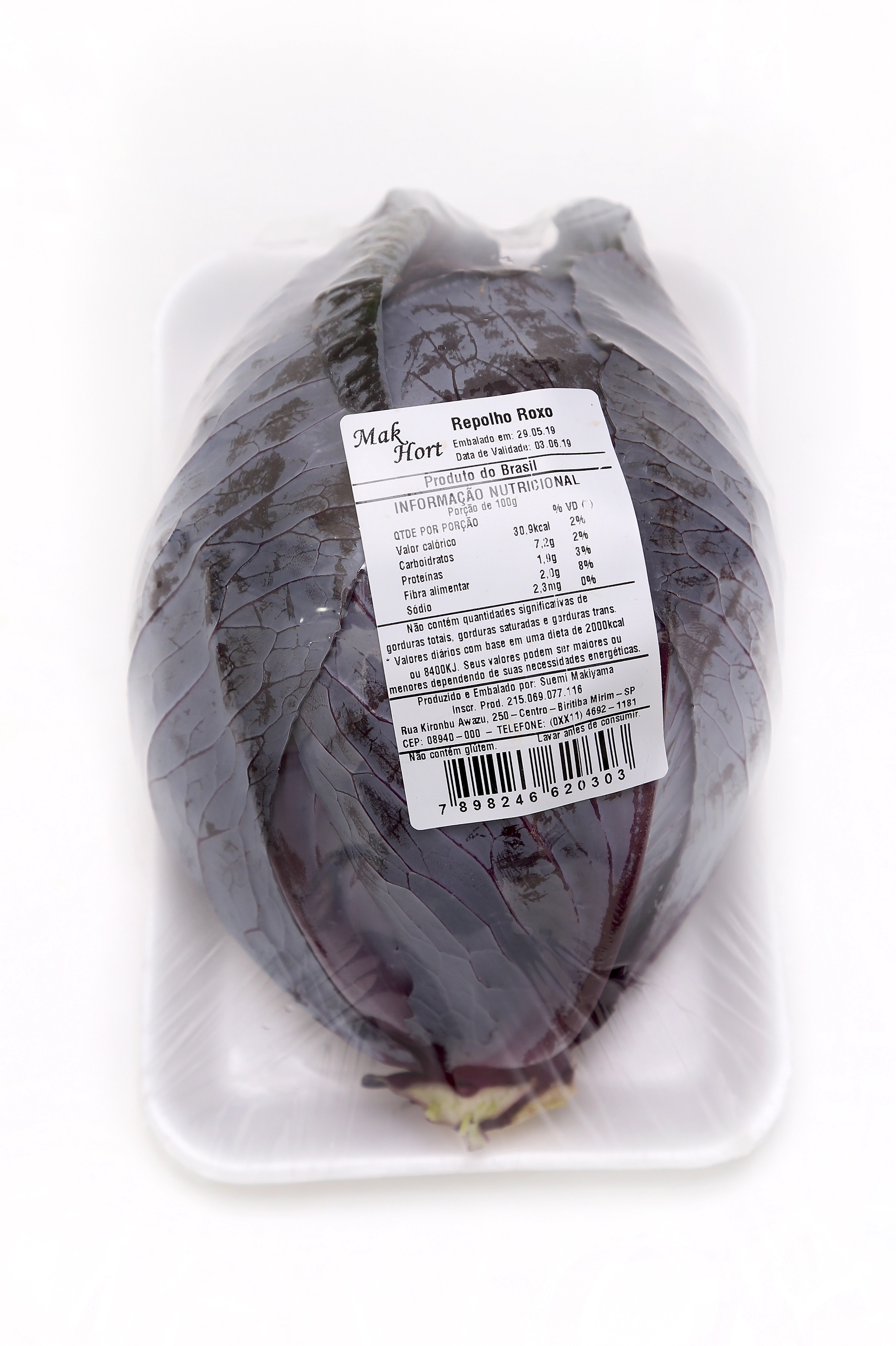 Repolho Roxo Und Embalado H Maxi