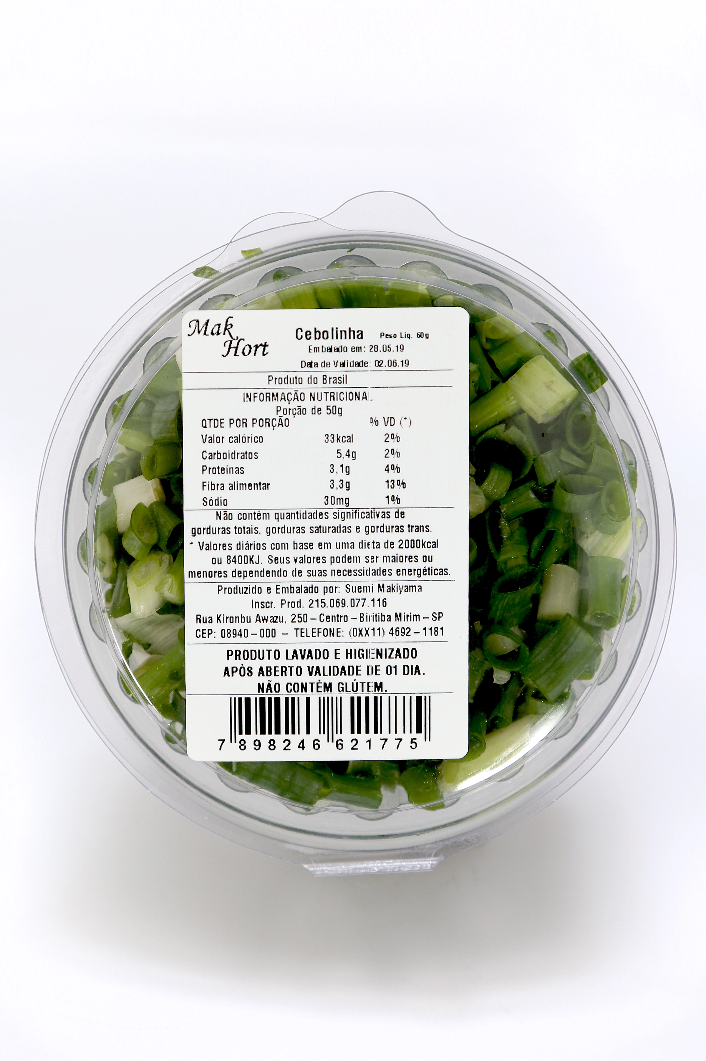 Cebolinha Picada Pote 50g Hort Maxi