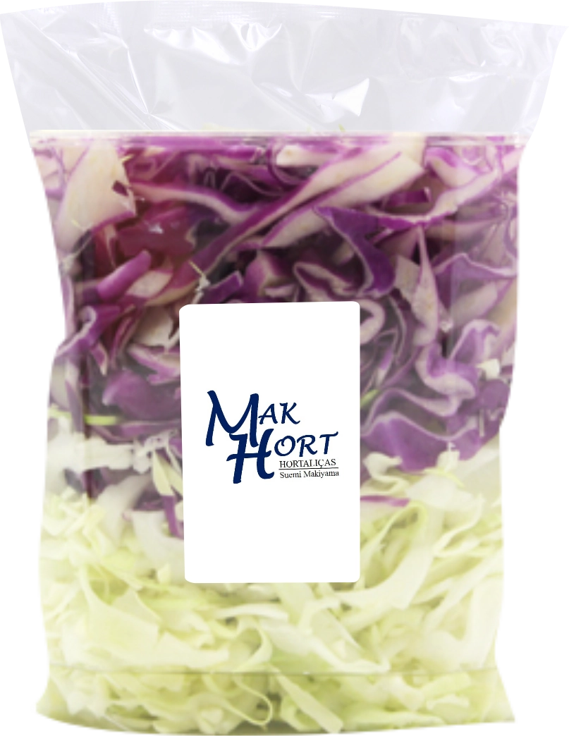 Repolho Verde/roxo Picado 300g Hort Maxi