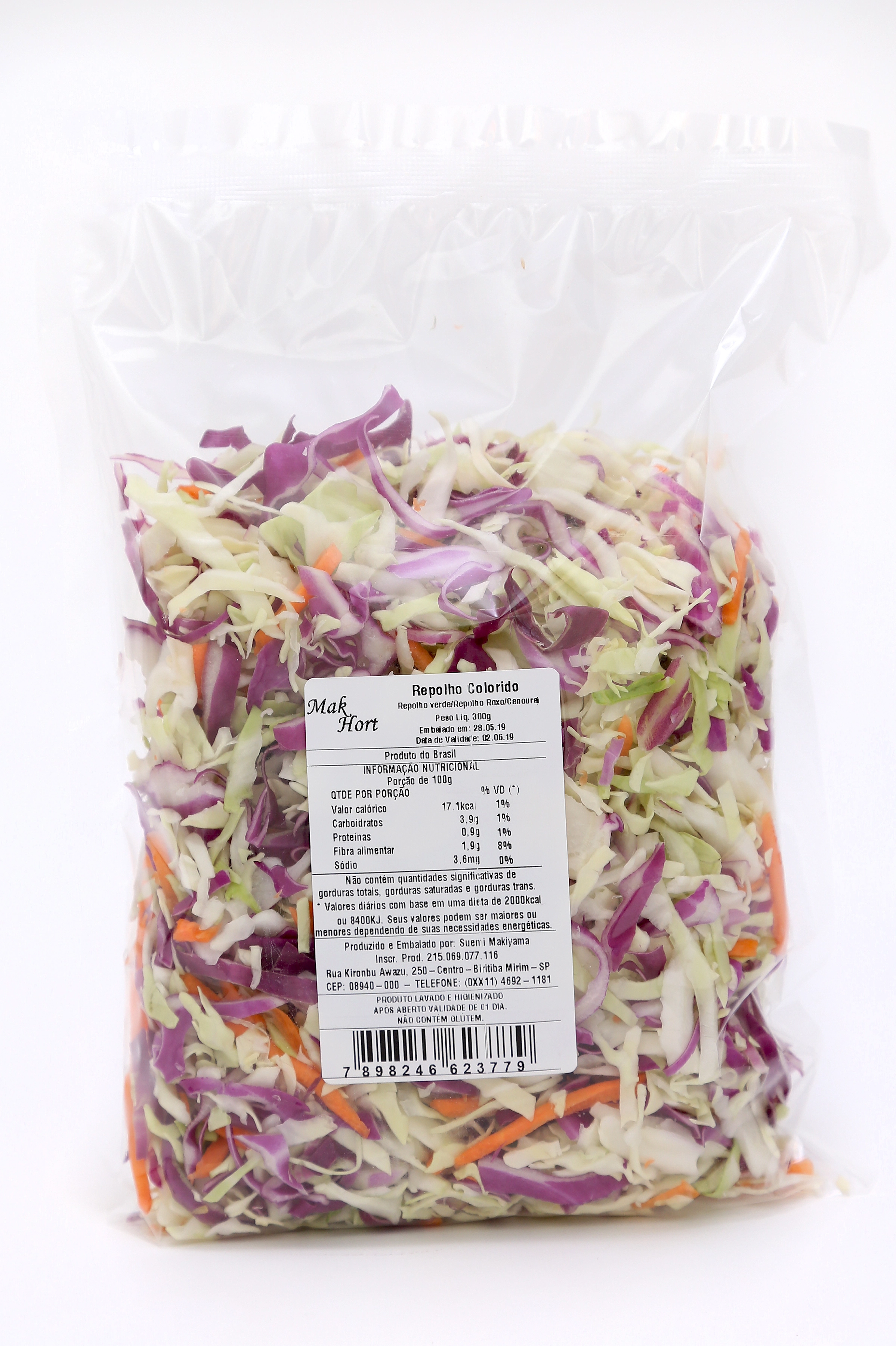 Repolho Colorido 300g Hort Maxi